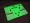 Twitch fluorescent green in regular light.