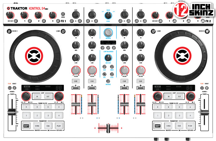 Native Instruments Kontrol S4 Mk2 Skinz Colors 12inchskinz